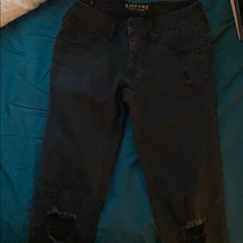Black skinny jeans